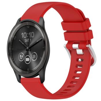 SILICONE Vymeniteľný remienok pre Garmin Vivomove Trend červený