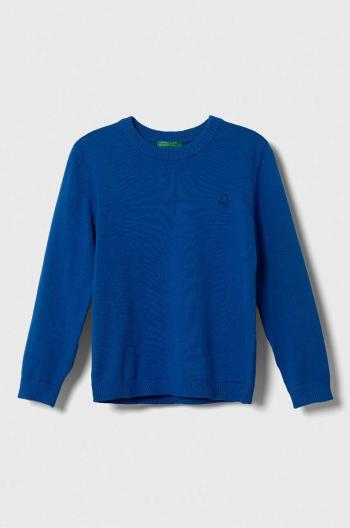 Detský bavlnený sveter United Colors of Benetton tenký