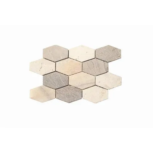 Mozaika Mosavit Hexagonal mix 25x37 cm mat SUMBA