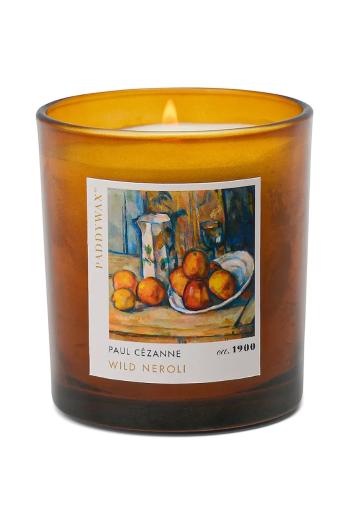 Vonná sójová sviečka Paddywax Impressionist, Cezanne 'Still Life with Milk Jug & Fruit' 170 g hnedá farba