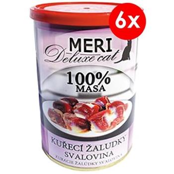 MERI deluxe kuracie žalúdky – svalovina 400 g, 6 ks (8594025082872)