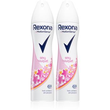 Rexona Sexy Bouquet Antiperspirant antiperspirant v spreji výhodné balenie 2 x 150 ml