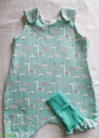 Tavaszi Nyári pamut tipegő hálózsák RENDELÉSRE zsiráfos 62 68 74 80 86 92 98 104 110 116 122 128 134 140 146 152