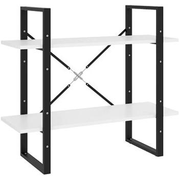 Shumee s 2 policami biela 80 × 30 × 70 cm drevotrieska, 806447