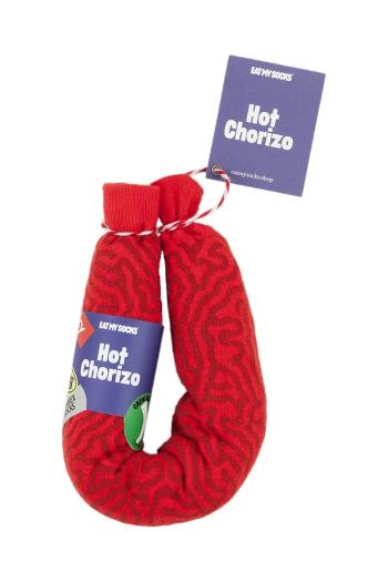 Ponožky Hot Chorizo červená farba