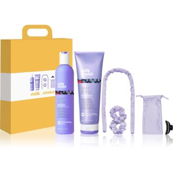 milk_shake® Silver Shine darčeková sada pre blond a melírované vlasy 1 ks