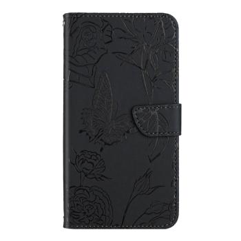 ART BLOSSOM Peňaženkový obal pre Motorola Moto G15 / Moto G15 Power čierny