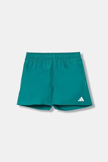 Detské plavkové šortky adidas Performance tyrkysová farba, JX5019