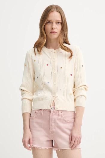 Bavlnený kardigán Levi's MARAIS CARDIGAN béžová farba, ľahké, 0012Q