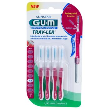 G.U.M Trav-Ler Interdental medzizubné kefky 1,4 mm 4 ks