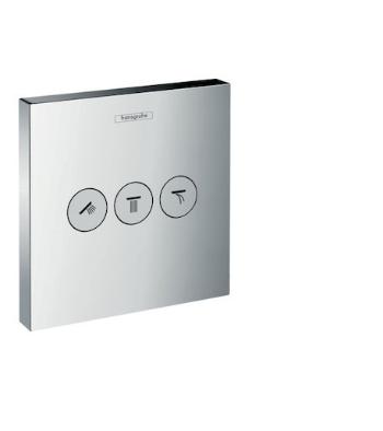 Ventil pod omítku pre 3 spotrebiče Hansgrohe Shower Select chróm 15764000