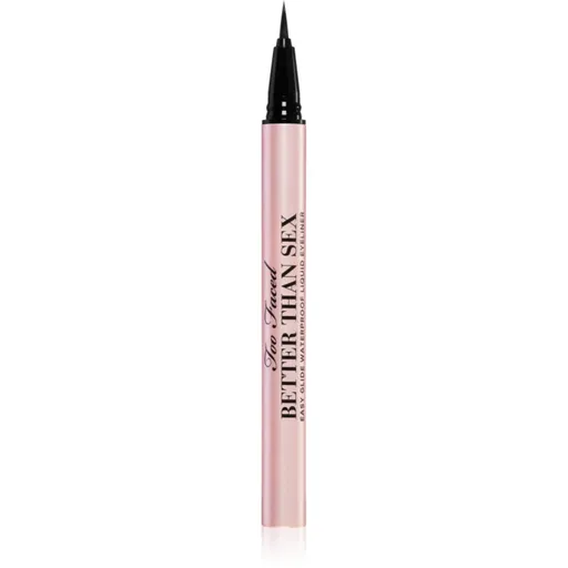 Too Faced Better Than Sex Easy Glide Waterproof Liquid Eyeliner dlhotrvajúci očné linky vo fixe odtieň Black 6 ml