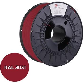 C-TECH filament PREMIUM LINE PLA orientálna červená RAL3031 (3DF-P-PLA1.75-3031)