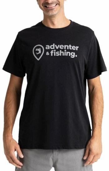 Adventer & fishing Tričko Short Sleeve T-shirt Black S