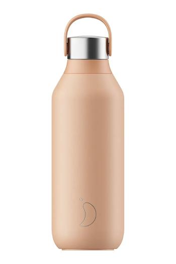 Termo fľaša Chillys Series 2, 500 ml oranžová farba