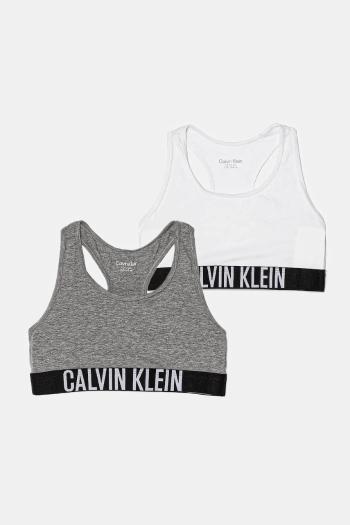 Detská športová podprsenka Calvin Klein Underwear 2-pak biela farba, G80G800744