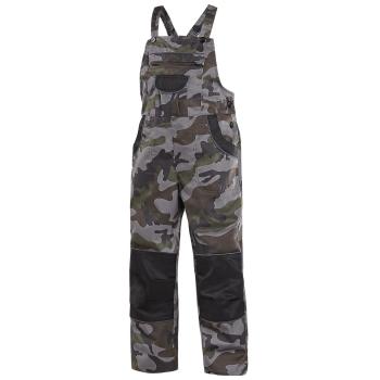 Canis (CXS) Detské maskáčové nohavice s náprsenkou CXS CAMO - 90 cm