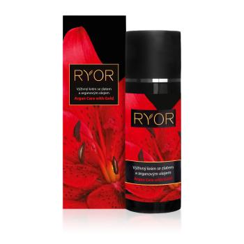 RYOR Výživný krém so zlatom a arganovým olejom 50 ml