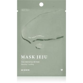 Mizon Joyful Time Jeju Heartleaf upokojujúca plátienková maska pre suchú a podráždenú pleť 23 g