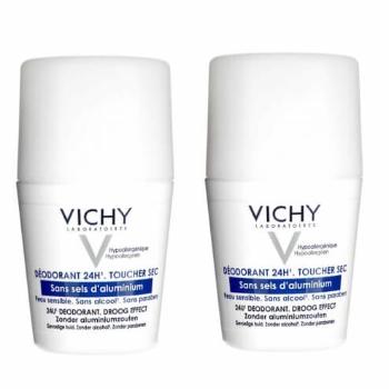 Vichy Súprava guličkových dezodorantov pre citlivú pokožku 2 x 50 ml