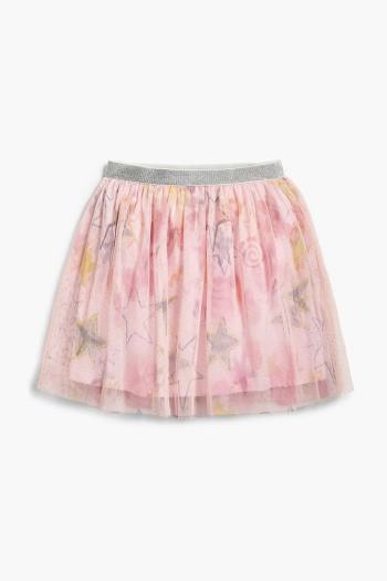 Dievčenská sukňa Desigual ružová farba, mini, áčkový strih, 25SGFK02