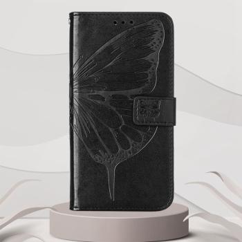 ART BUTTERFLY Peňaženkový obal pre Tecno Camon 18 Premier čierny