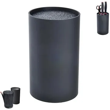 Stojan na nože UH okrúhle štetiny BLACK (540517)