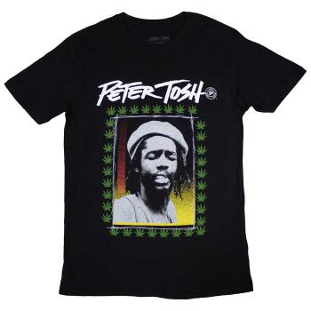 Peter Tosh tričko Leaf Frame Čierna XXL