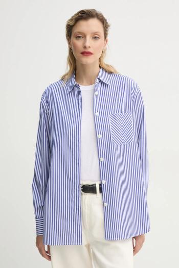 Bavlnená košeľa Rag & Bone dámska, biela farba, regular, s klasickým golierom, WAW22FA050ZE50