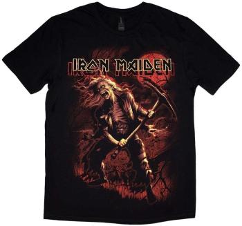 Iron Maiden Tričko Benjamin Breeg Red Graphic Unisex Black 2XL