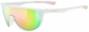 UVEX Sportstyle 515 White Mat/Mirror Pink Cyklistické okuliare