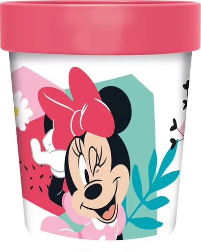 STOR Plastový téglik MINNIE 260ml protišmykový