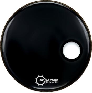 Aquarian RSM22BK Regulator Port/Ring 22" Black Rezonančná blana na bubon