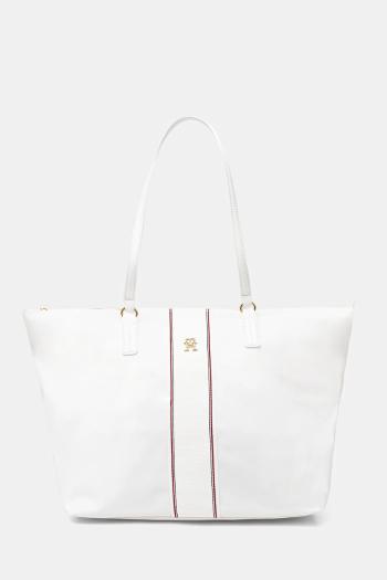 Kabelka Tommy Hilfiger béžová farba, AW0AW17205