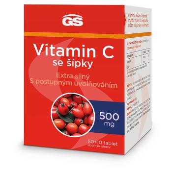 GS Vitamín C 500 mg so šípkami 50 + 10 tabliet