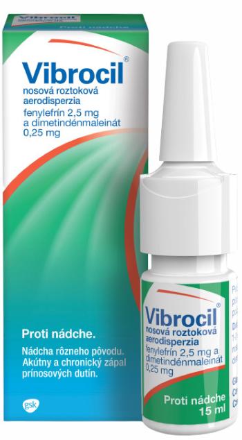 VIBROCIL nosný sprej na alergickú nádchu 15 ml