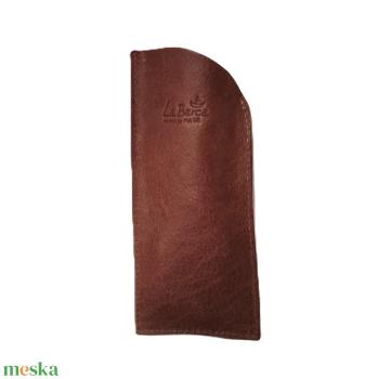 Barna bőr szemüvegtok Oculos 025 M