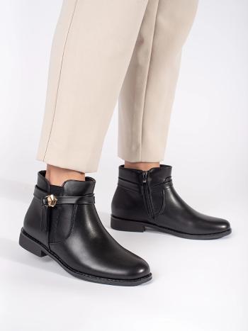 Trendy dámske členkové topánky na širokom podpätku