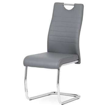Jedálenská stolička Autronic 44x97 cm sivá ekokoža DCL-418 GREY