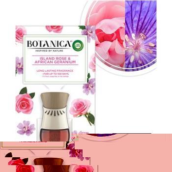 Botanica by Air Wick Electric, exotická ruža a africká pelargónia, 19 ml (5999109541093)