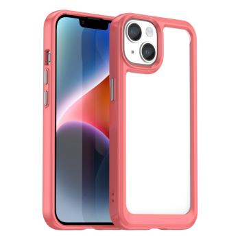 CRYSTAL Ochranný kryt Apple iPhone 15 Plus červený