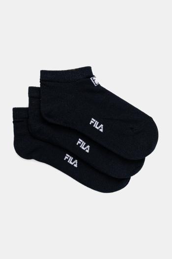 Detské ponožky Fila 3-pak tmavomodrá farba
