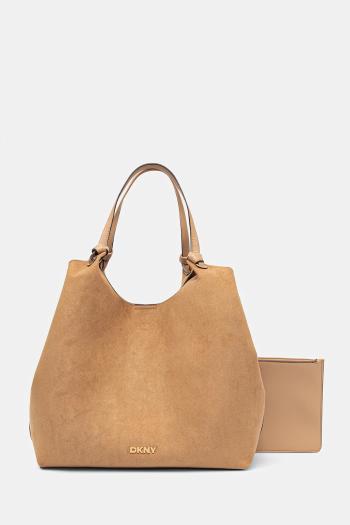 Kabelka Dkny béžová farba, R52BME48