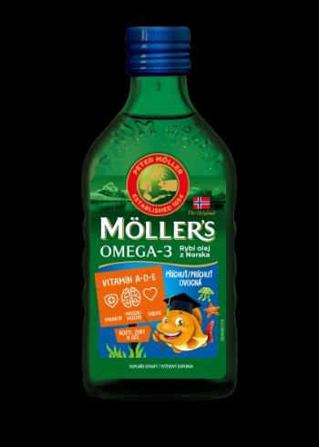 MÖLLERS Omega 3 rybí olej ovocná príchuť 250 ml