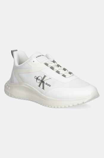 Tenisky Calvin Klein Jeans EVA RUNNER LOW LACE ML MIX biela farba, YM0YM00968