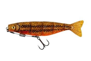 Fox rage gumová nástraha pro shad jointed loaded uv goldie - 14 cm