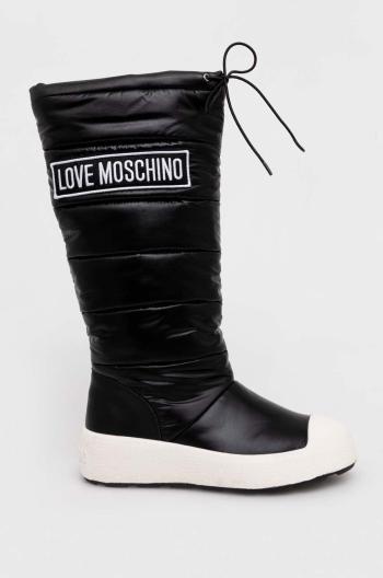 Snehule Love Moschino RACE50 čierna farba, JA15865H0HIN000A