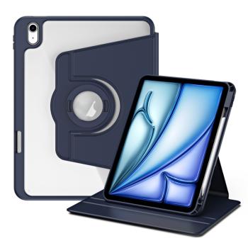 CRYSTAL FLEXI 2v1 Zaklápacie puzdro pre Apple iPad Air 11 2025 / Air 11 2024 tmavomodré