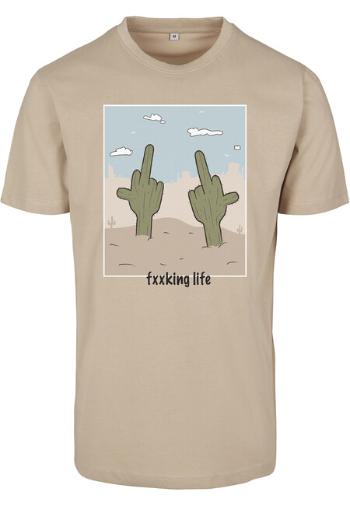 Mr. Tee Fucking Life Tee sand - XS