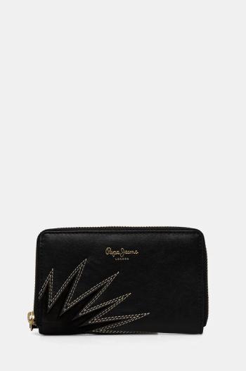 Peňaženka Pepe Jeans EDEN WALLET dámska, čierna farba, PL070259